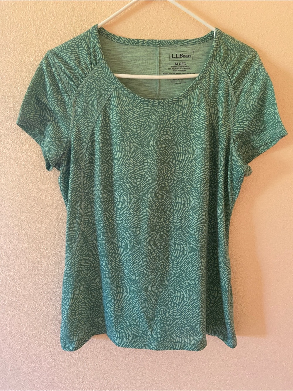 Women’s LL BEAN T Shirt Regular, Kelly Green, Size Medium